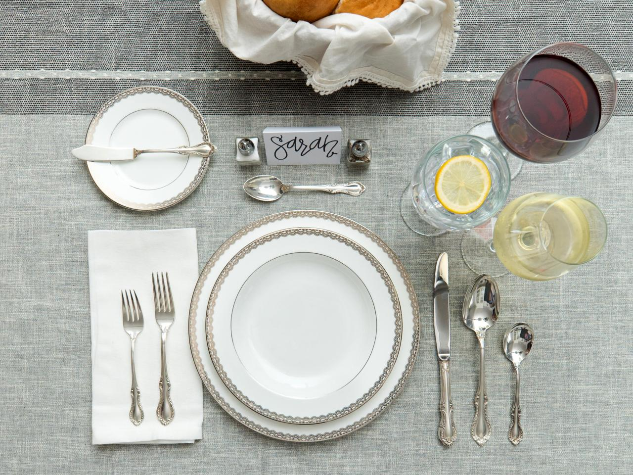 How To Set A Table Properly: Tips For Proper Table Setting | Hgtv with regard to Creating Memorable Meals Start with Your Table Setting