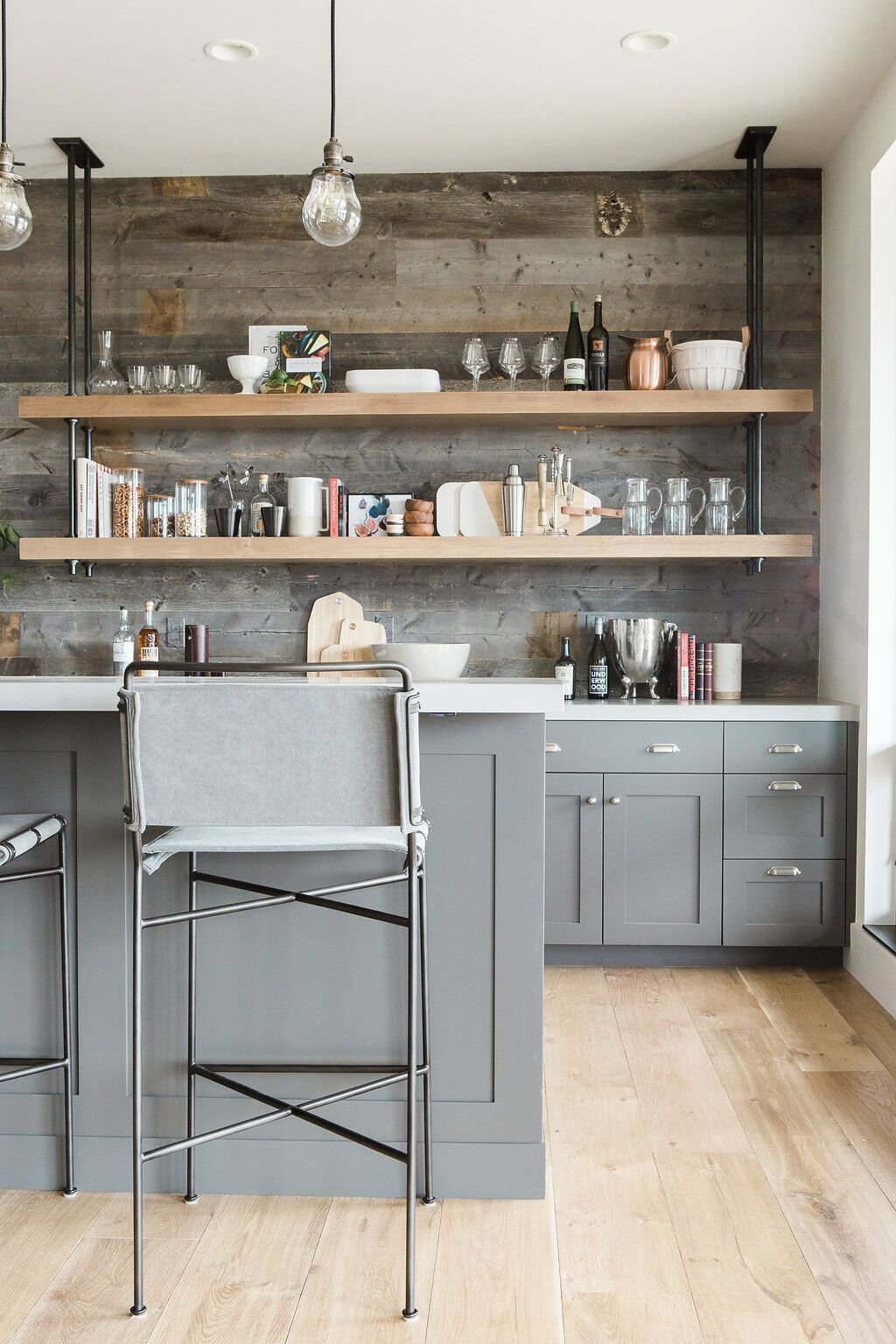 How To Style Your Open Kitchen Shelving intended for