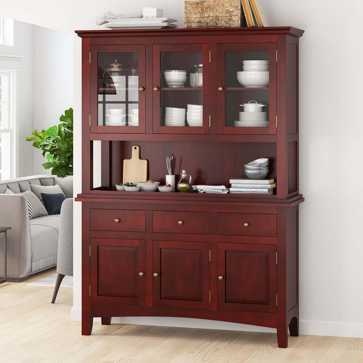 Hutch Dining Room with regard to The Unspoken Secrets of a Well Curated Dining Room Table and Hutch