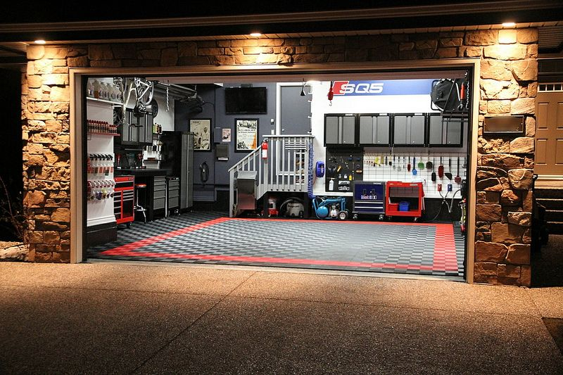 Img_9855 | 55Cadillacking | Flickr | Garage Makeover, Garage Decor ... intended for 2 Car Garage Interior Design Ideas