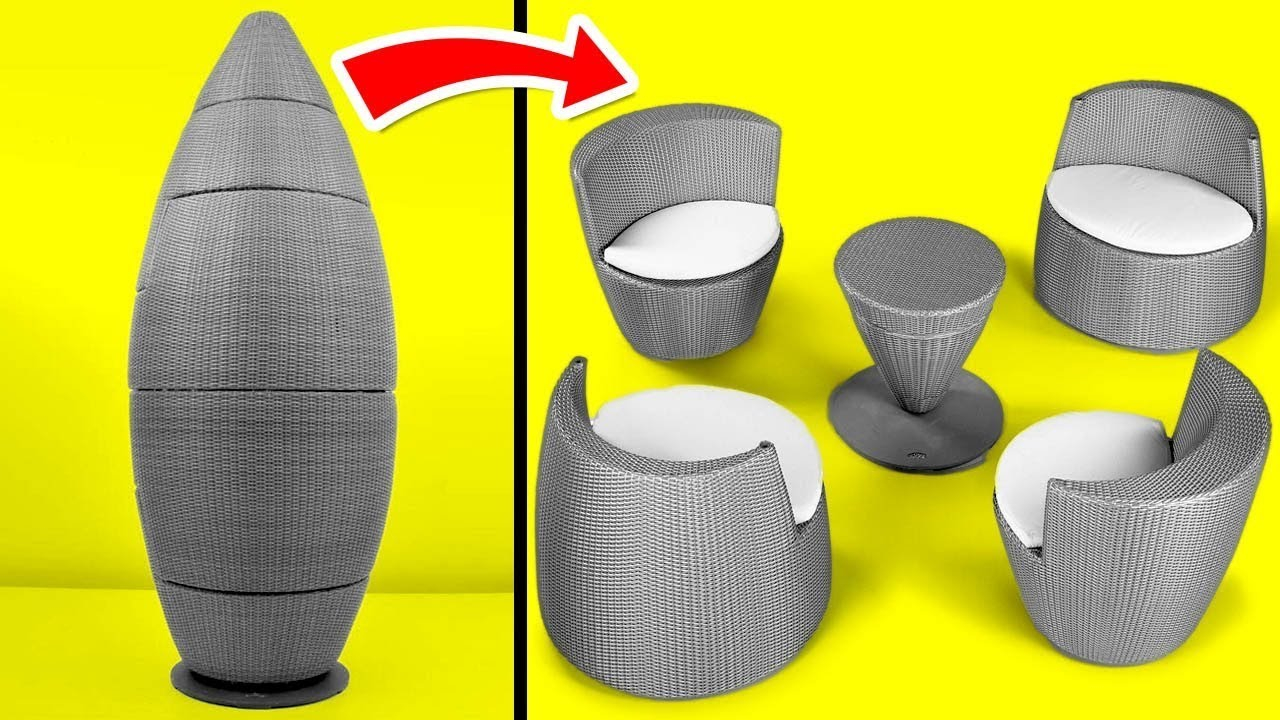 Ingenious Smart Furniture With Amazingly Clever Designs - Youtube with Designing Small Rooms Ingenious Layouts and Smart Furniture Choices