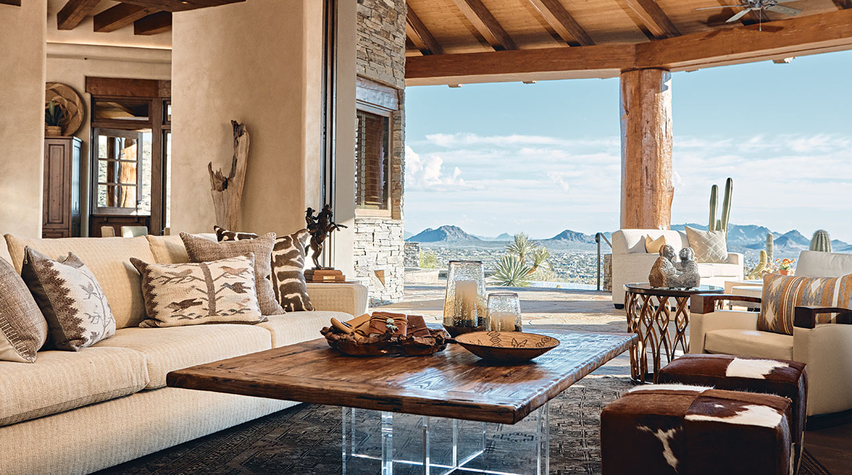 Inside This Masterpiece Of Modern Southwestern Design - Phoenix Home ... regarding Authentic Southwest Decor Finding Pieces with a Story