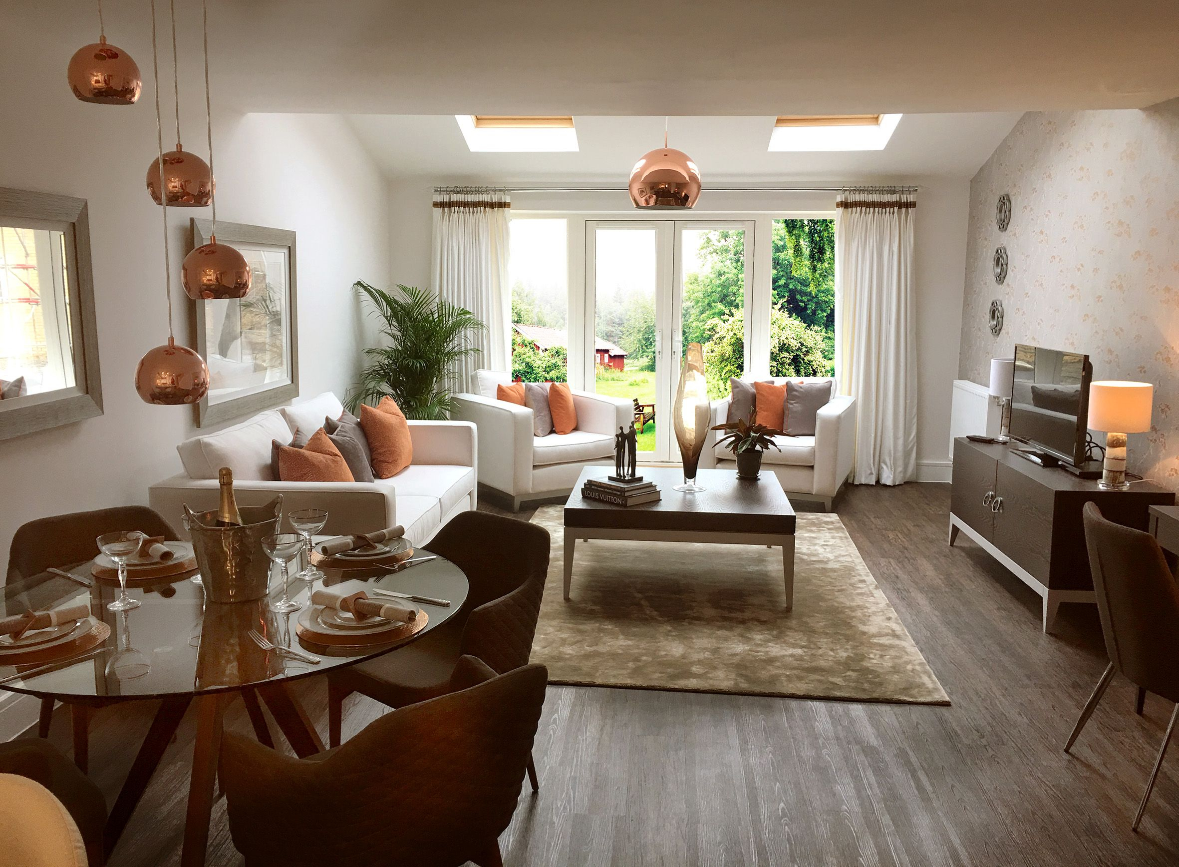 Inspiration | Interior Design Ideas | Rectangular Living Rooms, Dining ... within Living Dining Room Interior Design Ideas
