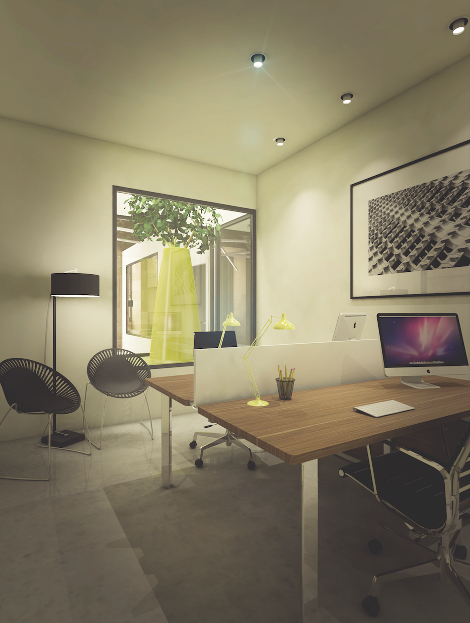 Inspiration Through Office Interiors regarding