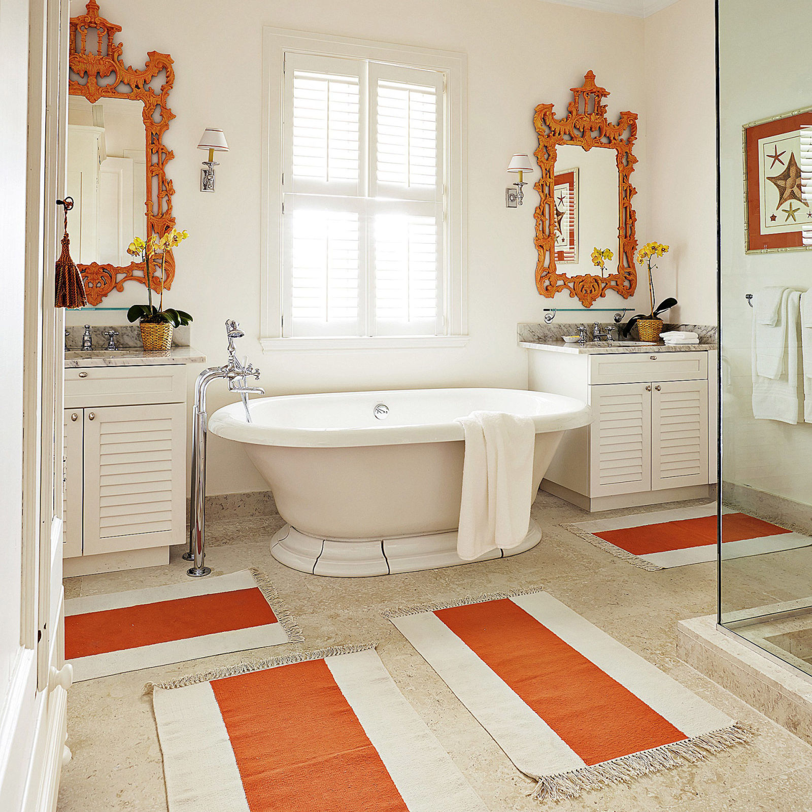 Orange Accents That Will Transform Your Bathroom