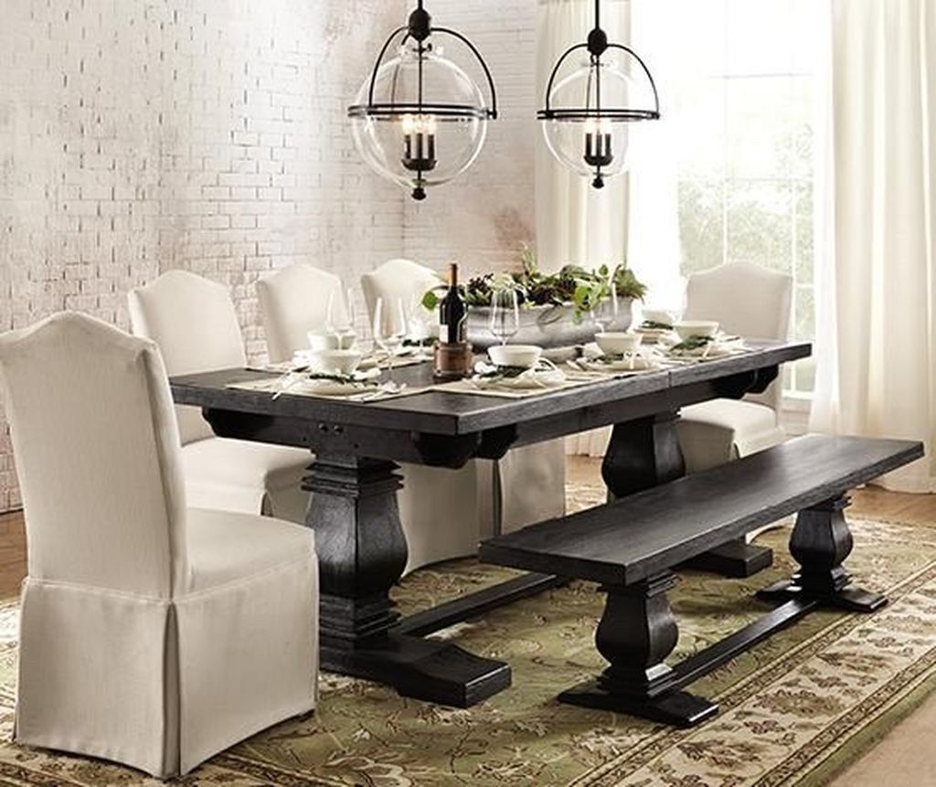 Crafting Cozy Charm The Allure of Black Farmhouse Dining Tables
