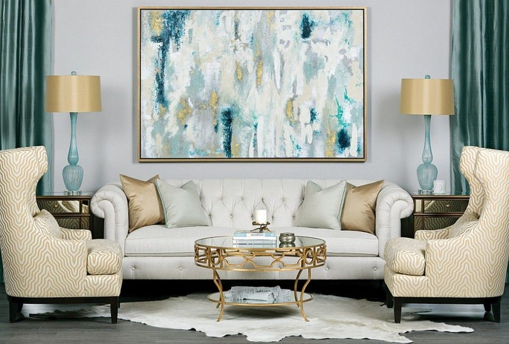Interior: Luxurious Living Room Design With Fabulous Blend Of Teal And ... intended for The Art of Styling with Dark Teal for an Elegant Living Area