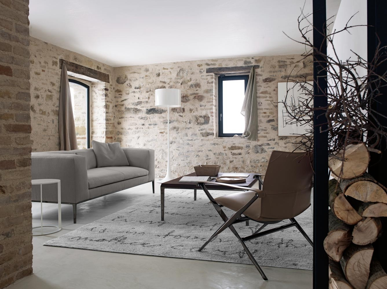 Interior Rustic Stone Walls At Selma Burns Blog inside