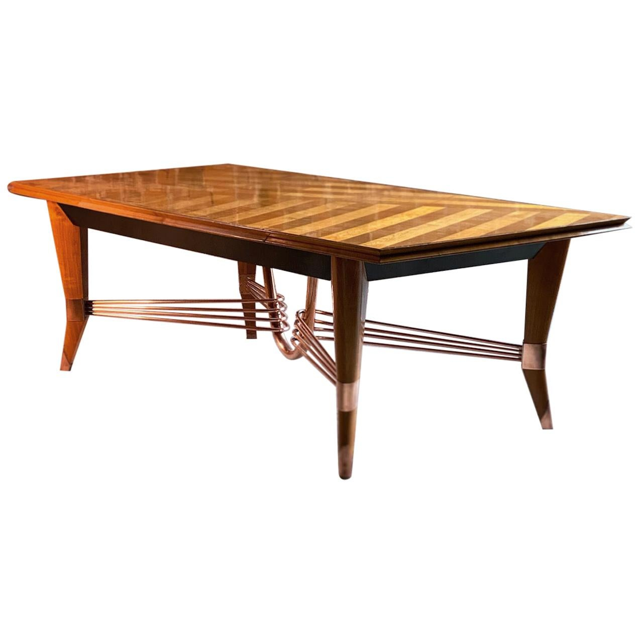 Jules Leleu French Art Deco Extendable Dining Table At 1Stdibs in Mastering the Art of Extending Your Dining Room Table