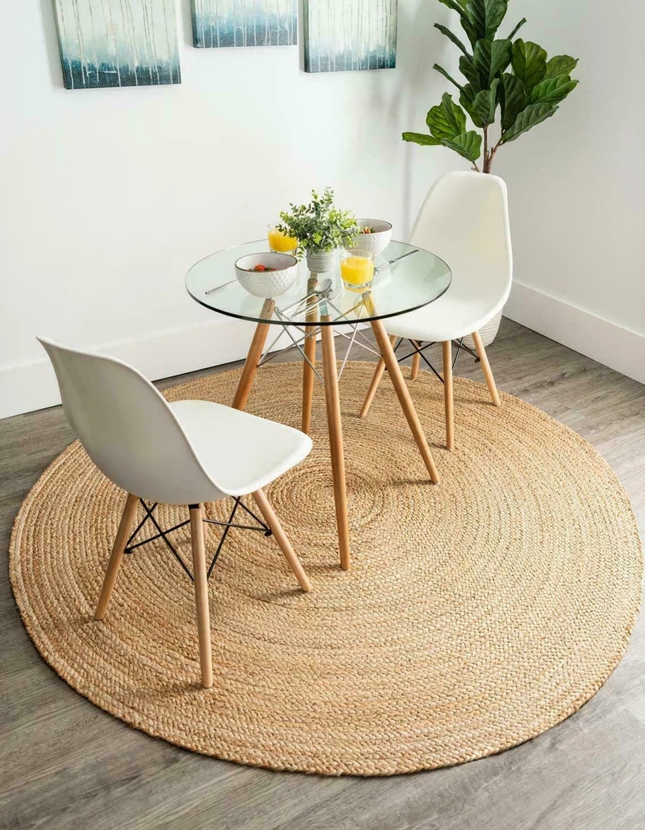 Jute Rug Dining Room for