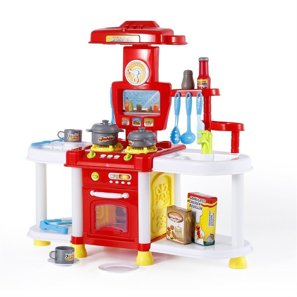 Kids Kitchen Playsets Toddler Pretend Toys Cooking Sets Chef Workbench ... with regard to From Toddler Chef to Future Innovator How Modern Kitchen Playsets Spark Imagination