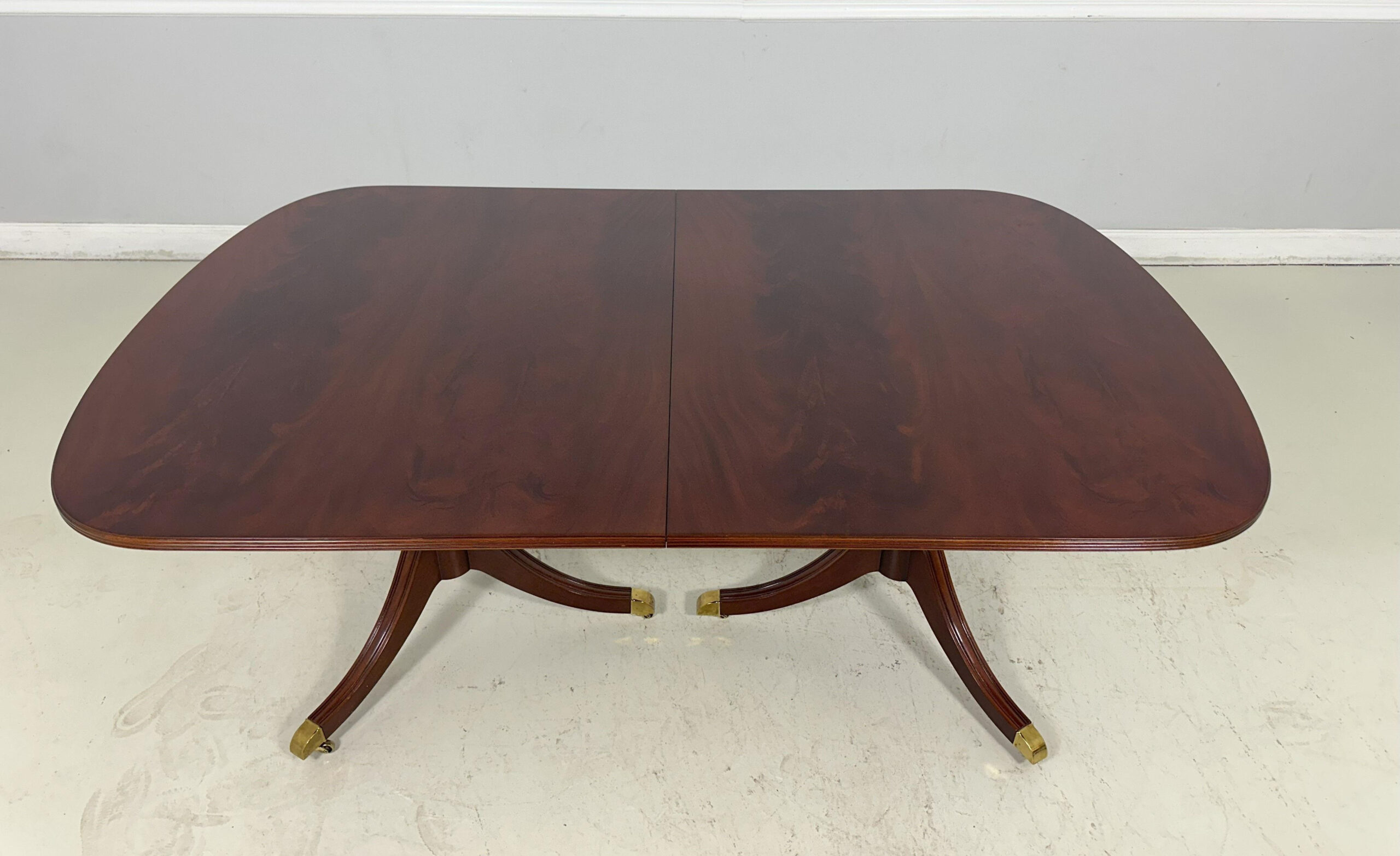 Kindel Flame Mahogany Duncan Phyfe Dining Room Table | Chairish with regard to Discovering the Perfect Kindel Dining Room Table for Your Home