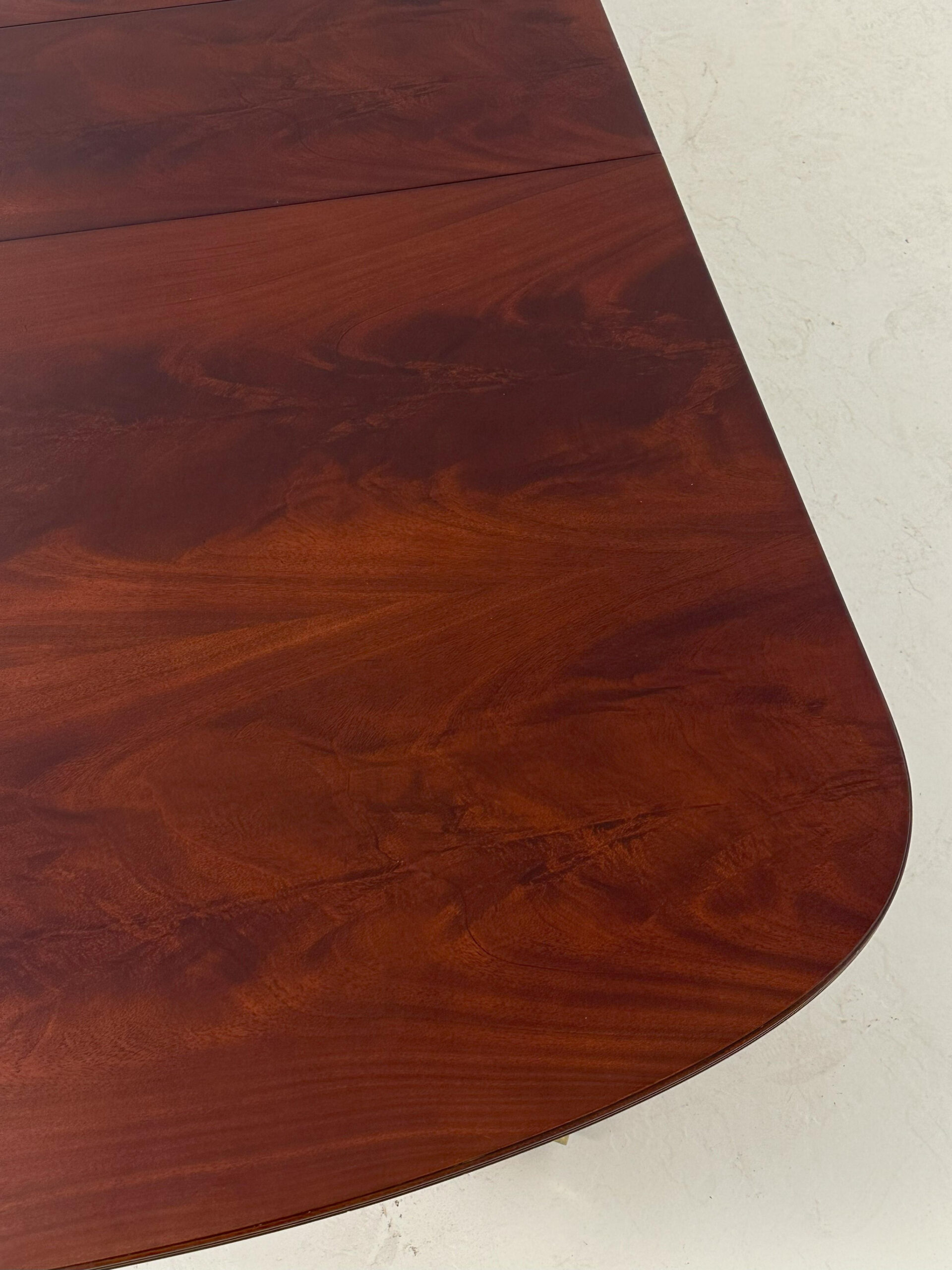Kindel Flame Mahogany Duncan Phyfe Dining Room Table | Chairish with regard to