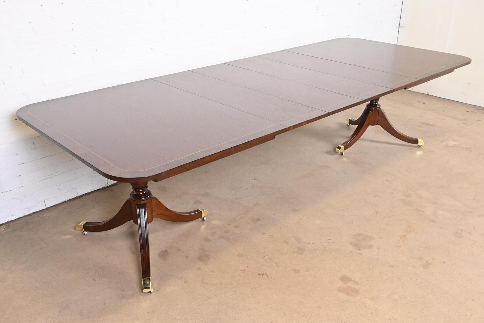 Kindel Furniture Georgian Mahogany Double Pedestal Extension Dining ... with Discovering the Perfect Kindel Dining Room Table for Your Home