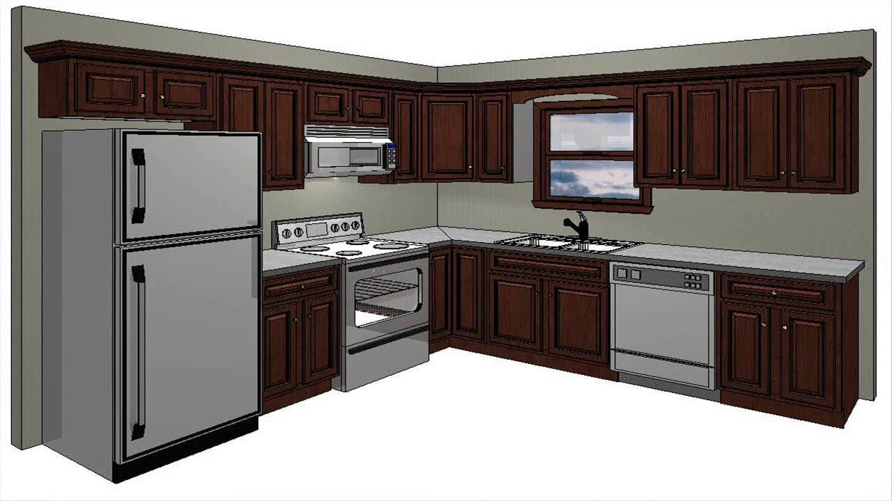 Kitchen Design 10X10 Room - Youtube regarding Making the Most of Every Inch in a 10x10 Kitchen