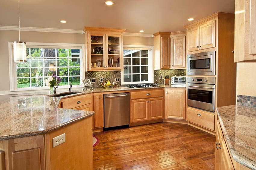 Kitchen Ideas With Oak Cabinets with regard to Revitalizing Oak Cabinets Creative Ideas for Modern Kitchens