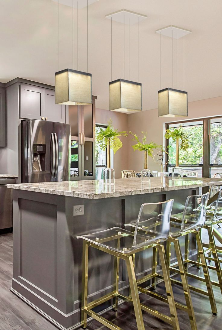 Kitchen Island Lighting, Modern Pendant Light For Kitchen Lighting ... for