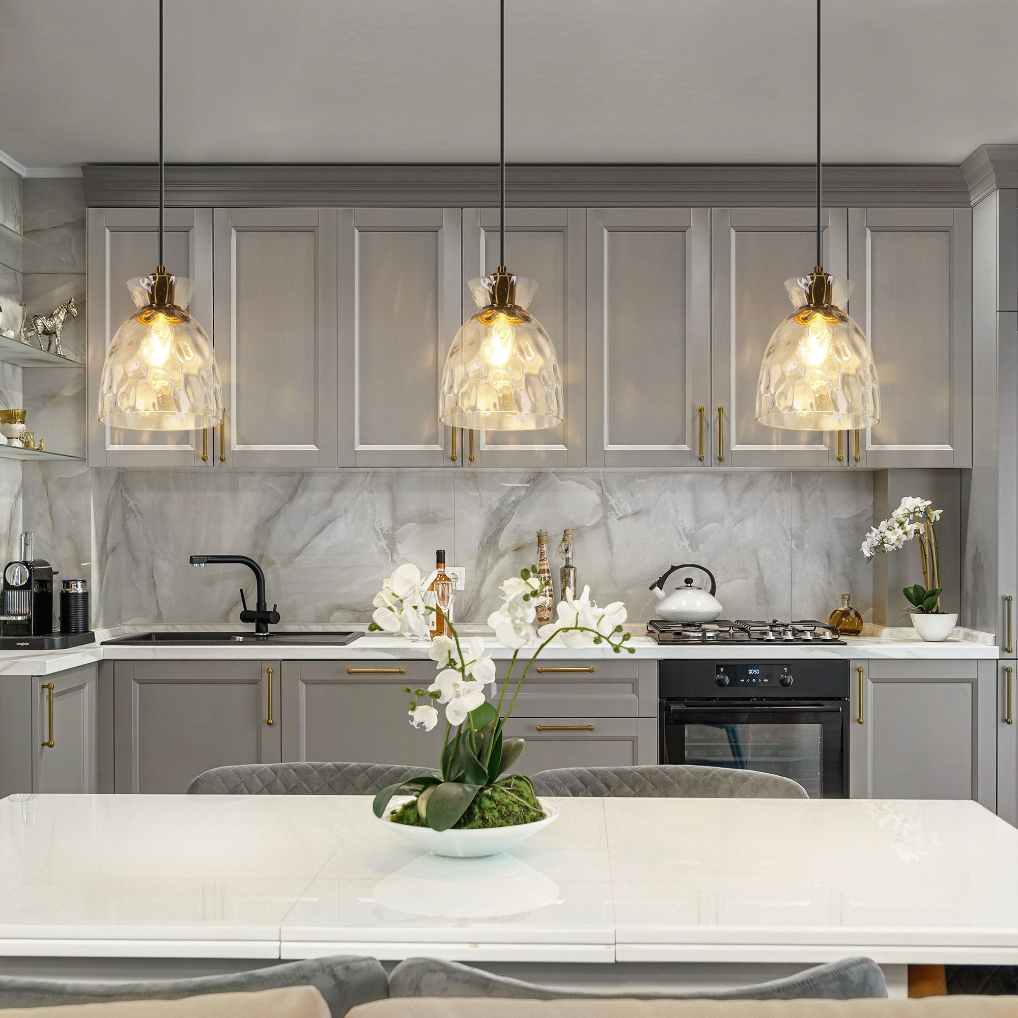 Kitchen Island Lights | Mutfak Adası Aydınlatma, Modern Mutfak, Mutfak ... with regard to Transform Your Kitchen Island Lighting with Contemporary Style