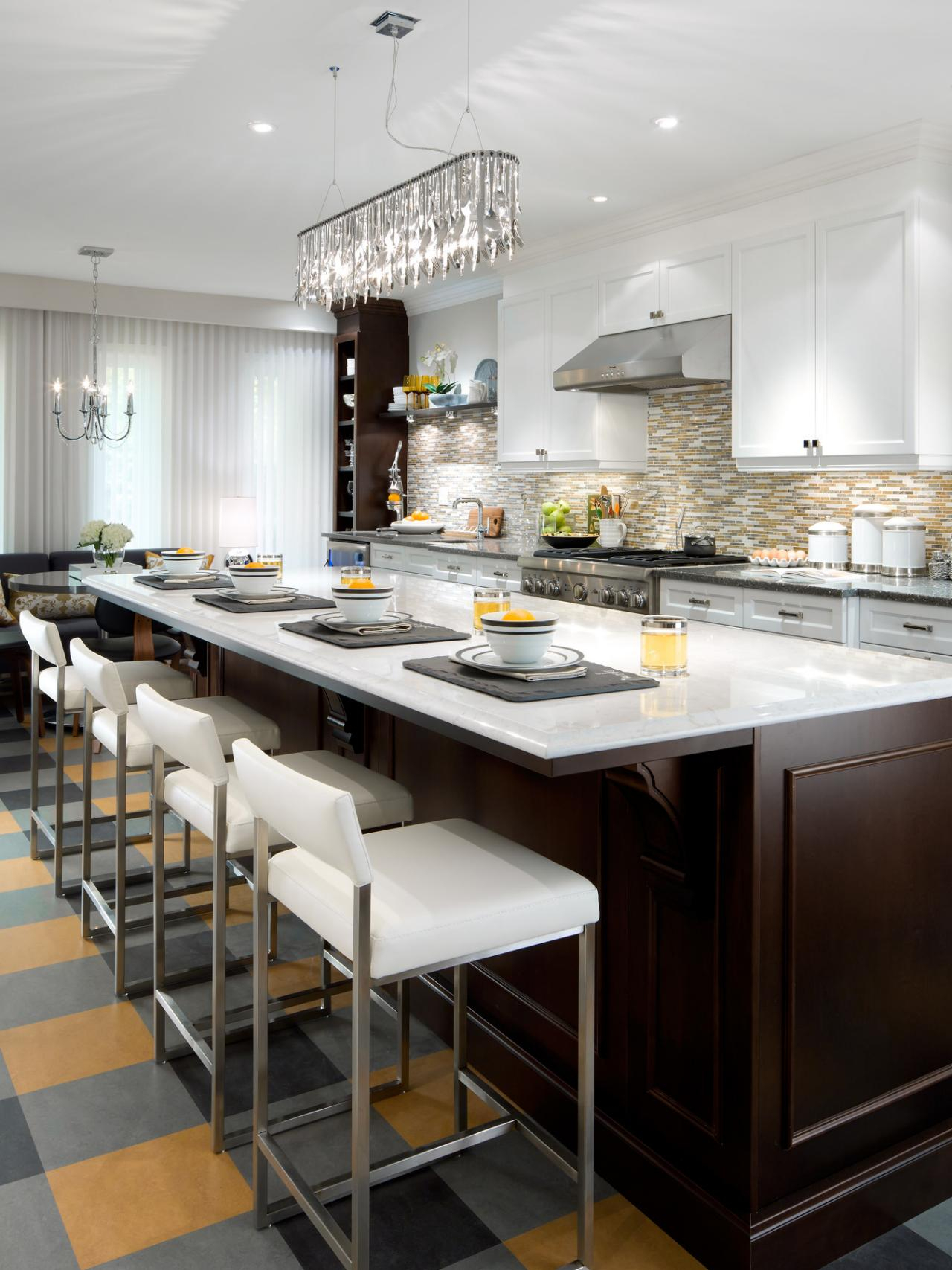 Kitchen Island With Stools | Hgtv in Decoding Comfort Finding the Perfect Modern Kitchen Island Stools