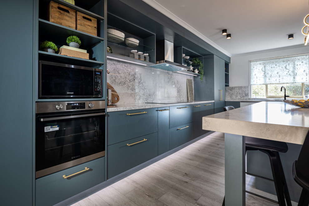 Kitchen Marvels Unveiled From Drab To Fab - Contemporary - Kitchen ... in From Drab to Fab Revitalizing Your Kitchen with Modern Wallpaper