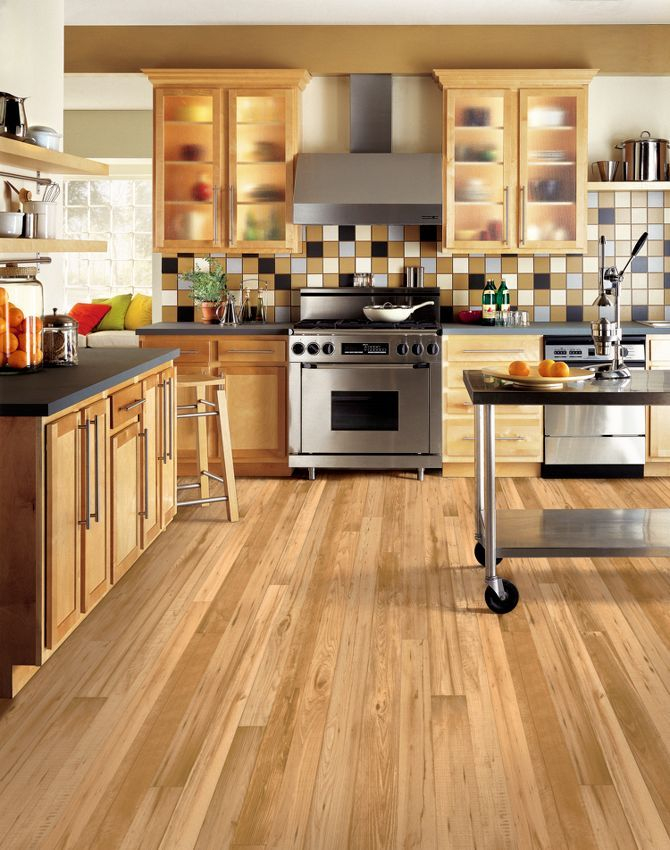 Kitchens With Vinyl Plank Flooring - Flooring Designs intended for