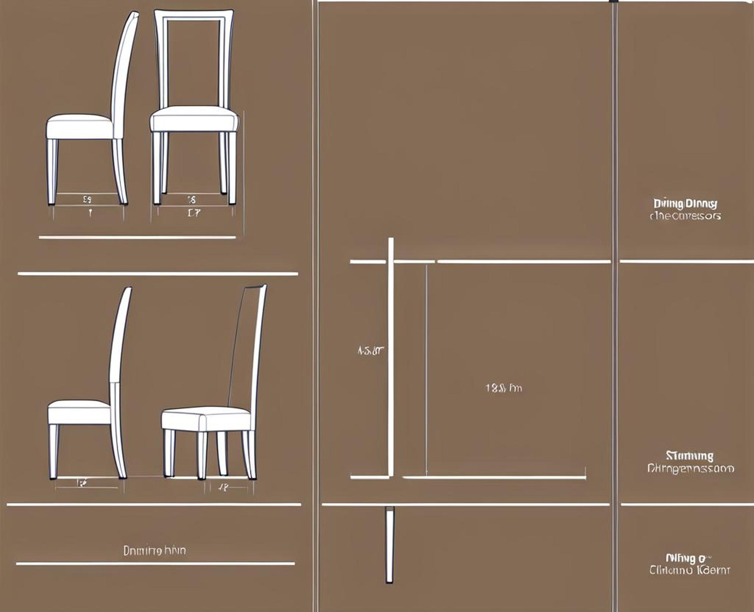 Know Your Dining Chair Dimensions - Corley Designs with