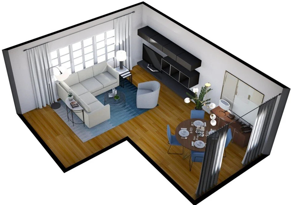 L Shaped Living Dining Room The Biggest Decorating Mistake I Ever Made ... regarding