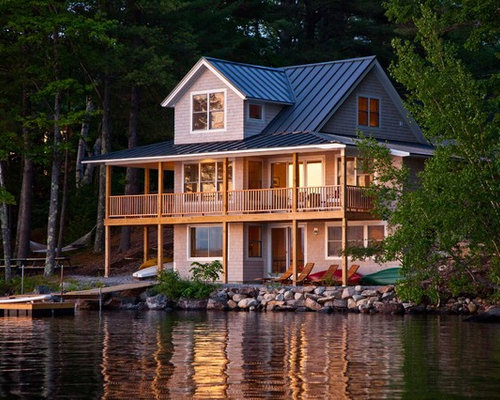 Lake House Home Design Ideas, Pictures, Remodel And Decor in From Rustic Charm to Modern Chic Exploring Lake House Design Trends