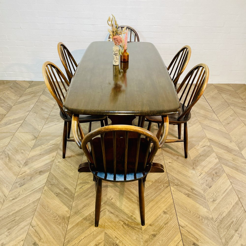 Large Model 419 Refectory Dining Table By Lucian Ercolani For Ercol ... for Caring for Your Refectory Dining Table Through the Years