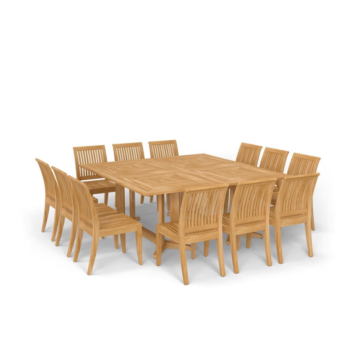 Large Square Dining Room Table with regard to