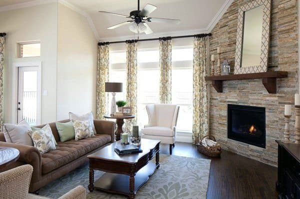 Living Room Ideas With Fireplace In Corner | Cabinets Matttroy for