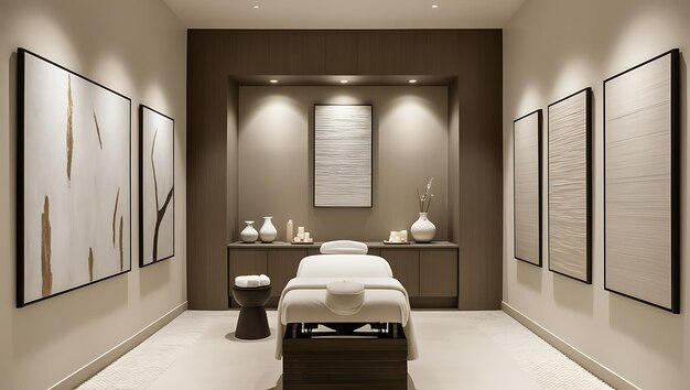 Luxurious Spa Interior With Serene Ambiance And Modern Design | Premium ... throughout Crafting a Luxurious Yet Accessible Spa Ambiance