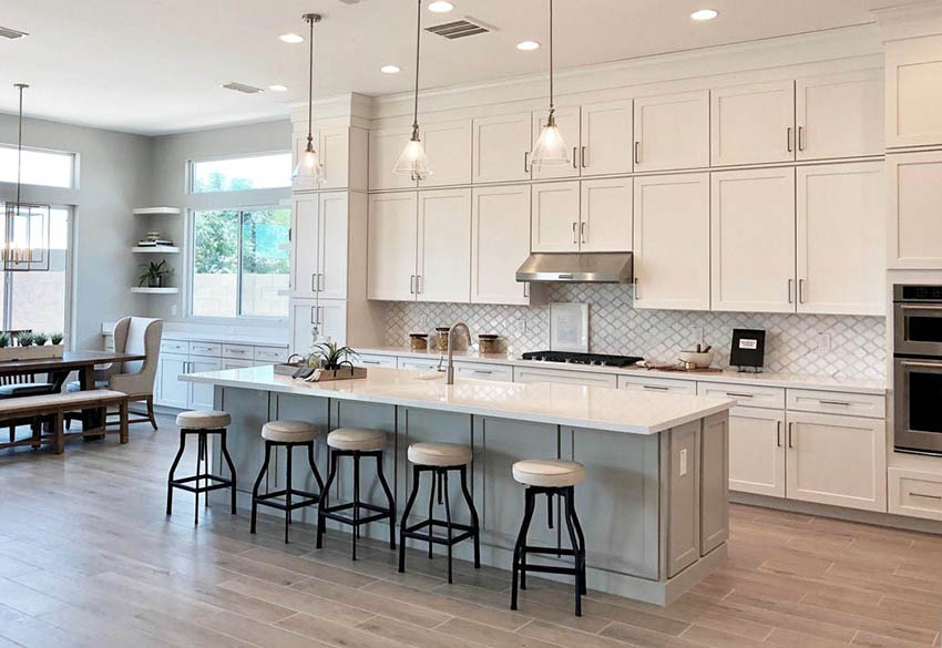 Luxury Modern Kitchen Designs White : Modern Kitchen Designs Also Shy ... within Creating a Cohesive Look with Modern Kitchen Furniture Styles