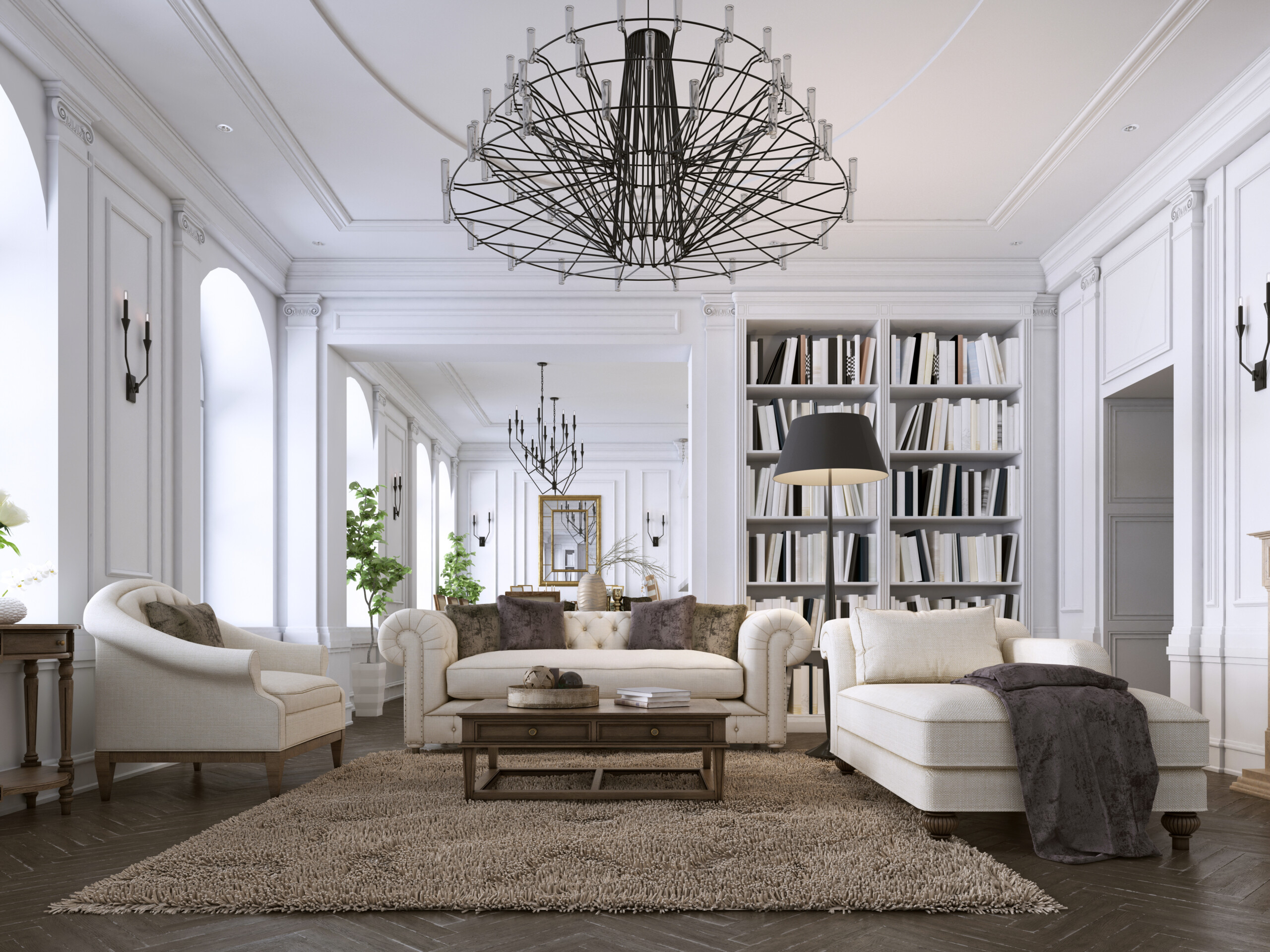Luxury Modern Living Room Design Ideas 2025 - Ruth Porter with