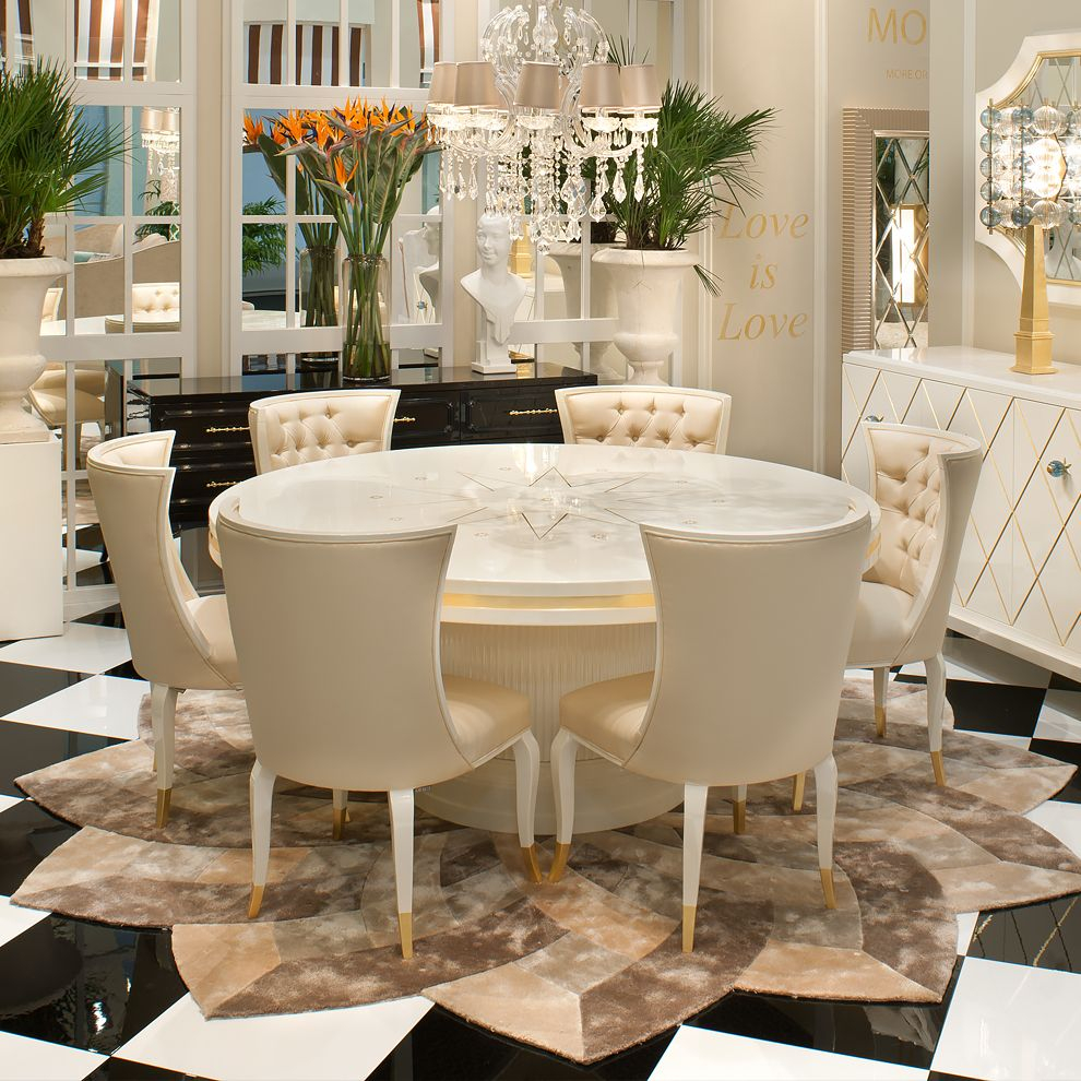 Luxury Modern Round Dining Table: Stylish And Elegant For Your Home ... with regard to
