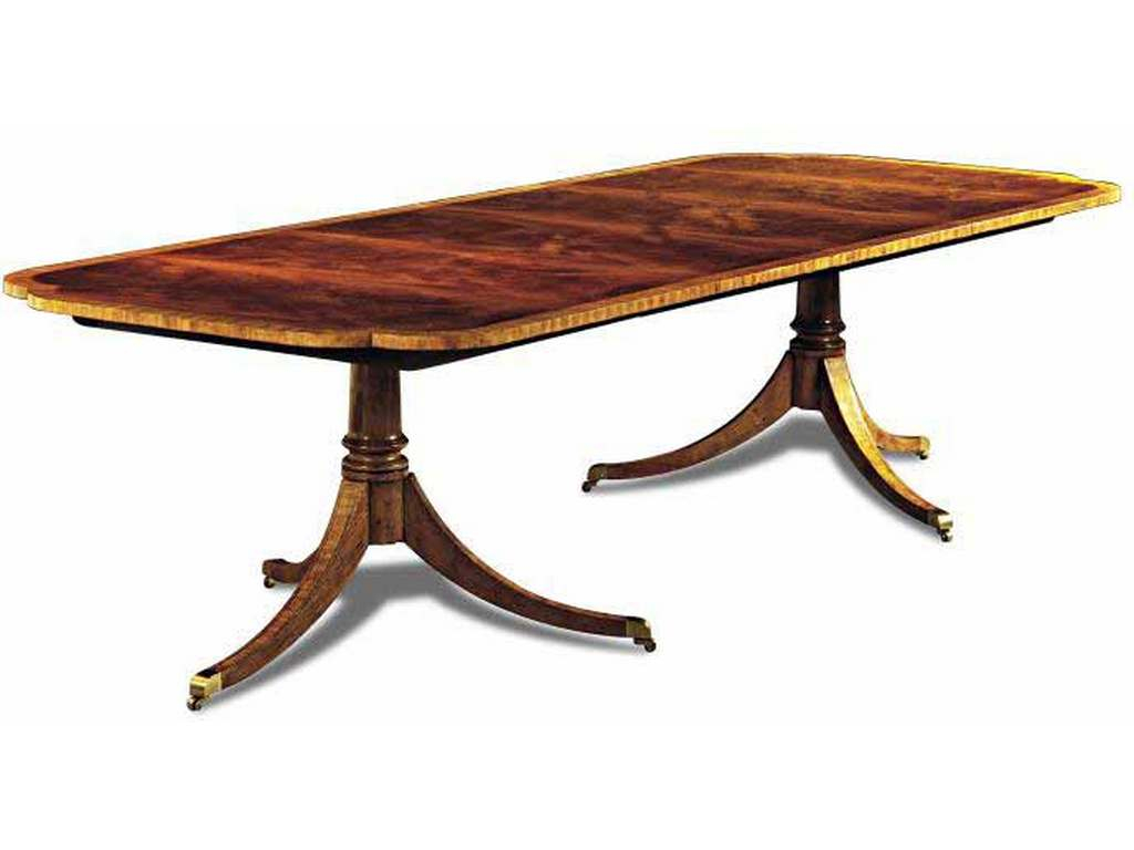 Maitland Smith 89-0706 Scarborough House Zephyr Dining Table - Hickory ... inside Exploring the Design Principles Behind Maitland Smith Dining Tables