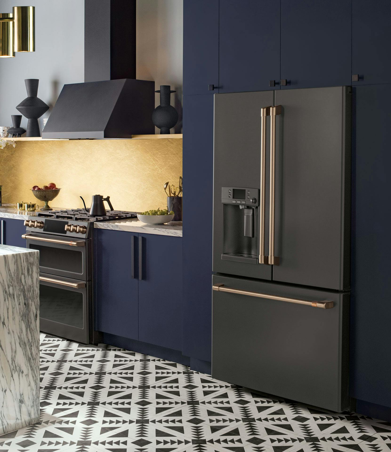 Matte Black Customizable Professional Appliances | Café within Creating a Cohesive Look with Black Kitchen Appliances