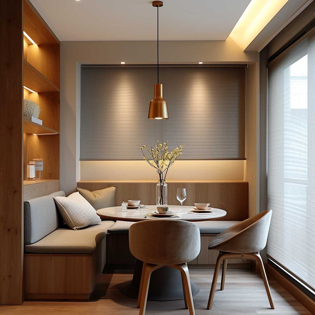 Maximizing Space In Your Small Living Room With A Dining Table • Artfasad in Maximizing Your Dining Room Space Smart Table Set Solutions
