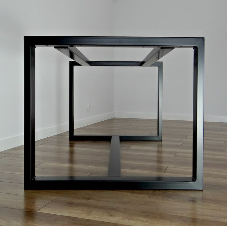 Metal Dining Table Legs For Heavy Marble And Glass Top - Etsy | Iron ... with