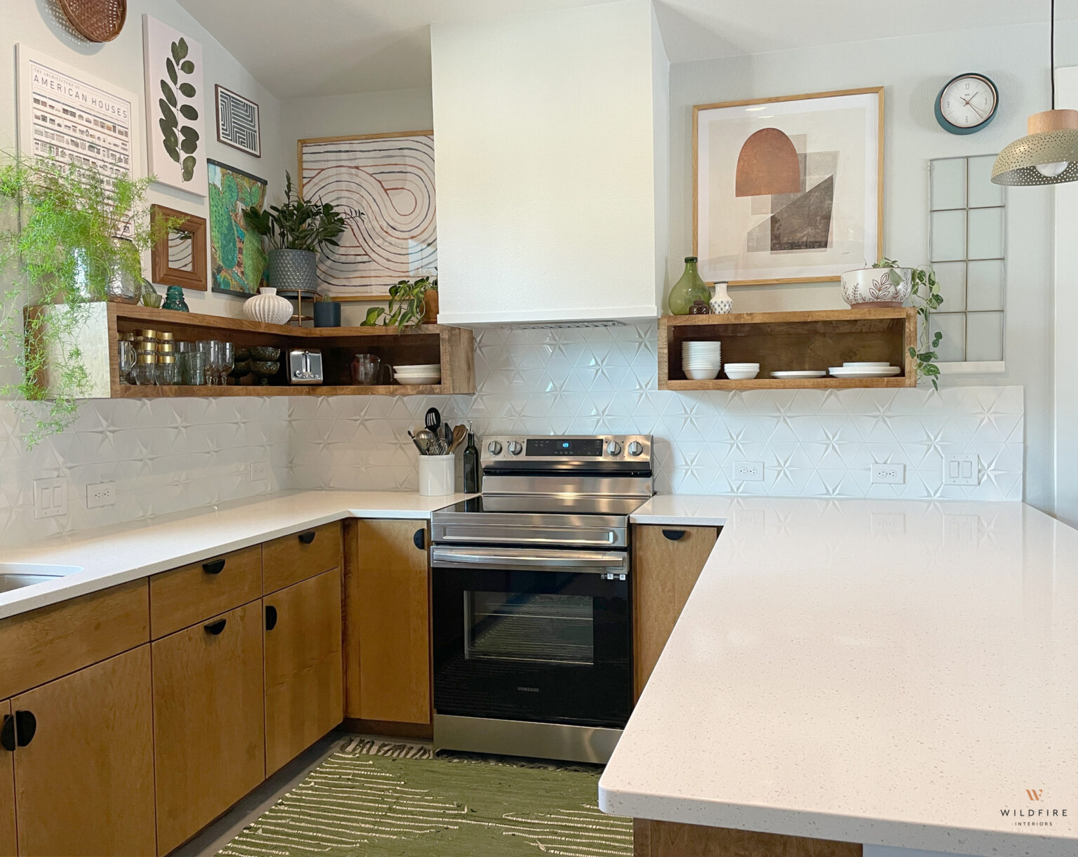 Mid-Century Modern Kitchen Reveal - Wildfire Interiors with regard to