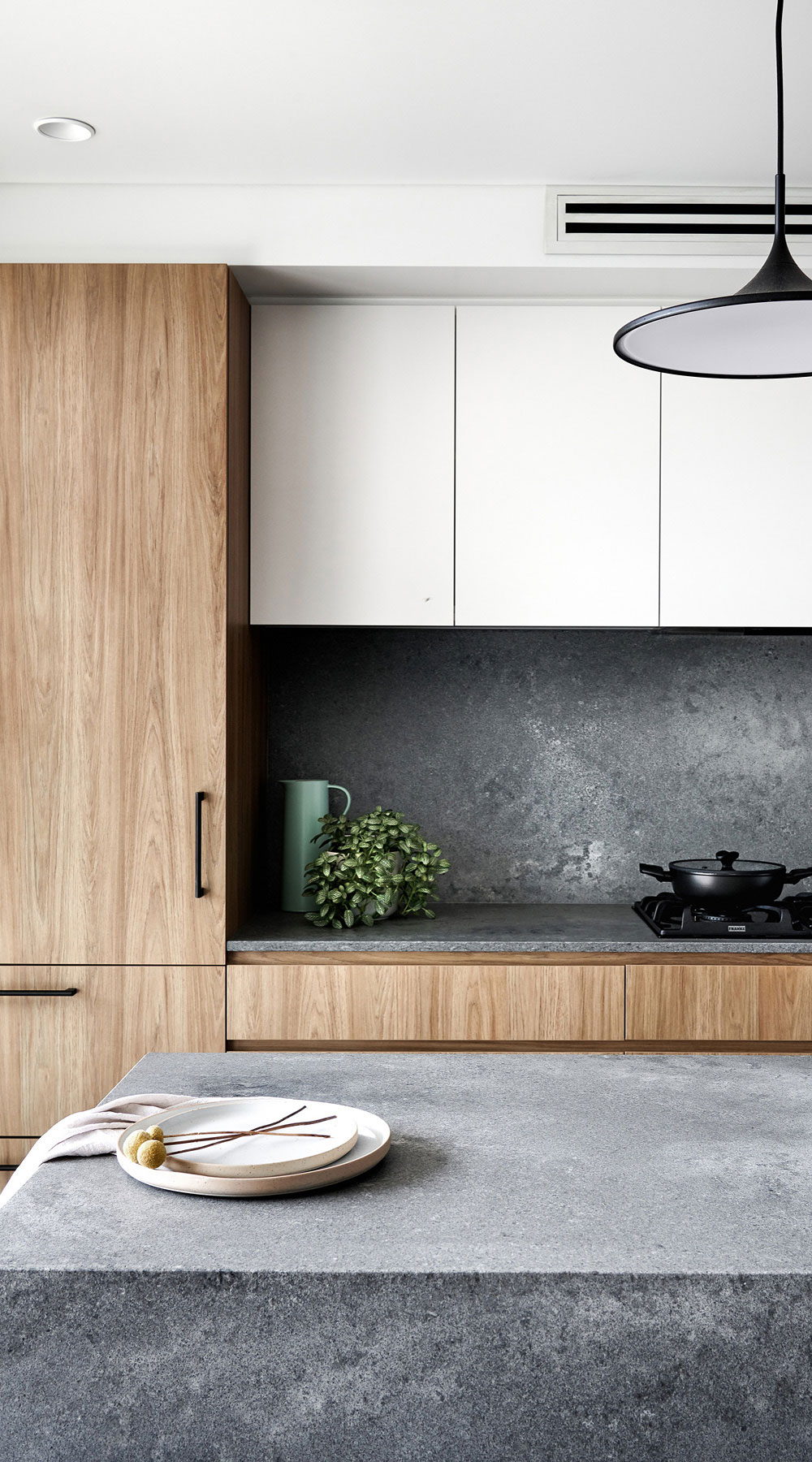 Minimal Kitchen Design, Modern Wood Kitchen, White Wood Kitchens ... in Unlocking the Versatility of Wood Cabinets in Modern Kitchen Aesthetics