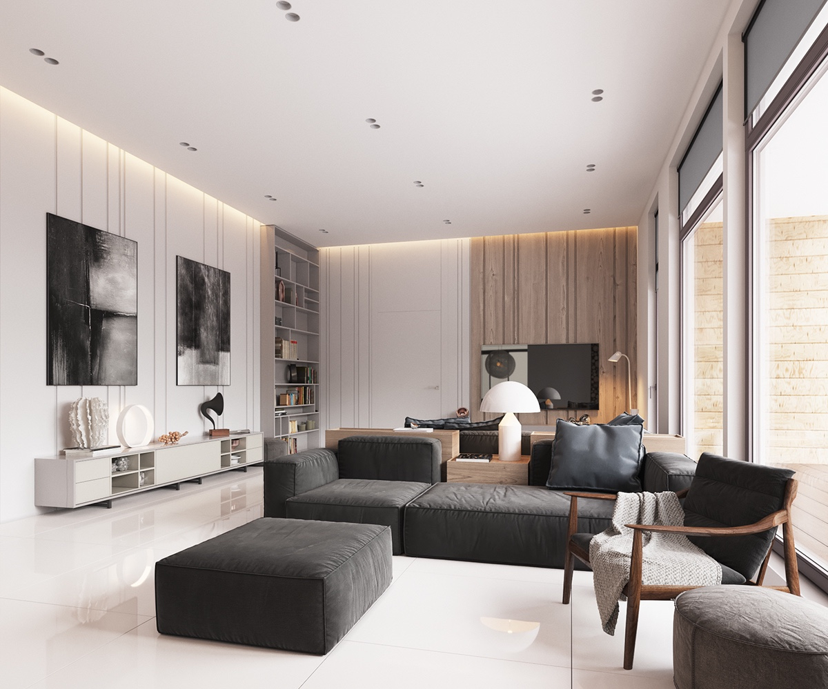 Minimalist Home Design With Muted Color And Scandinavian Interior throughout Minimalist Home Interior Design Ideas
