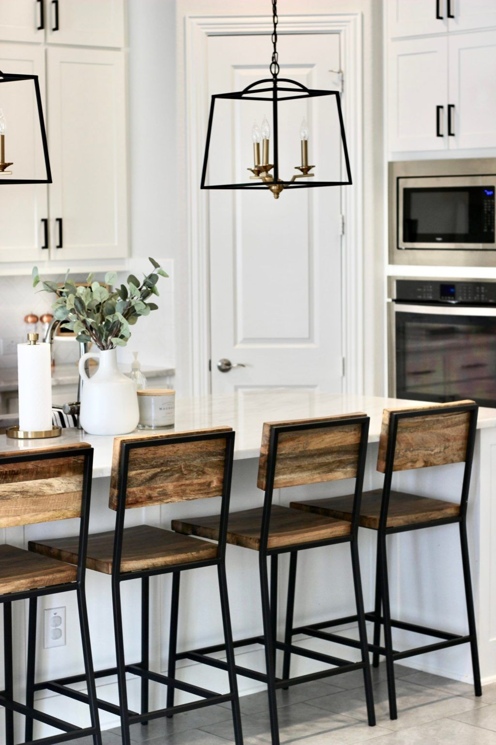 Modern Bar Stools Kitchen, Farmhouse Bar Stools, Rustic Kitchen Island ... for