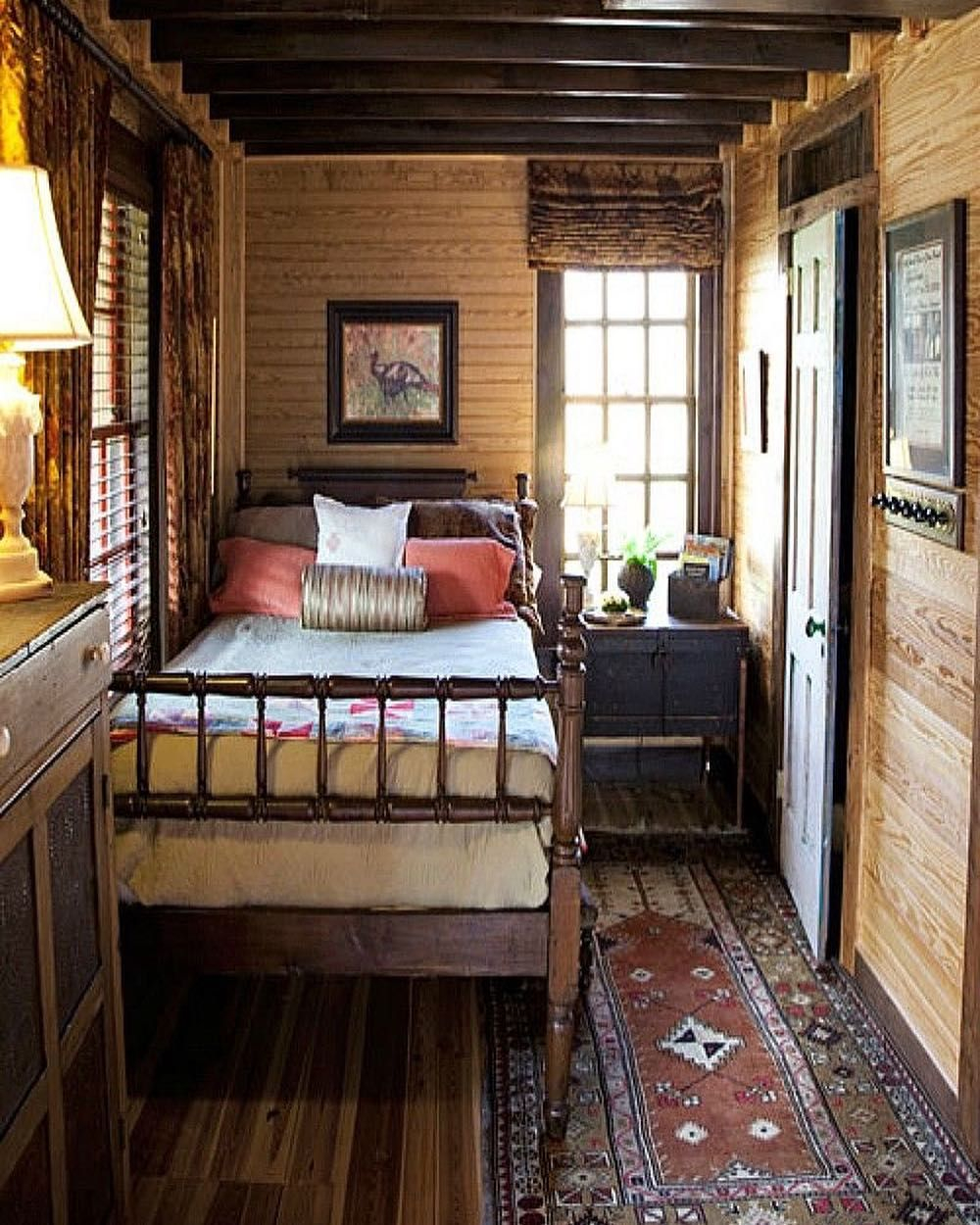 Modern Cabin Bedroom Decor - Design Corral inside