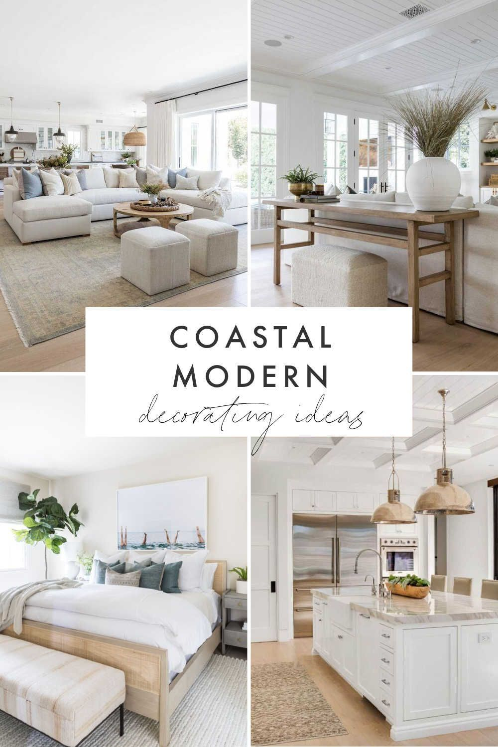 Modern Coastal Decorating Ideas For Your Home For 2024 | Modern Coastal ... in Transform Your Home into a Coastal Haven