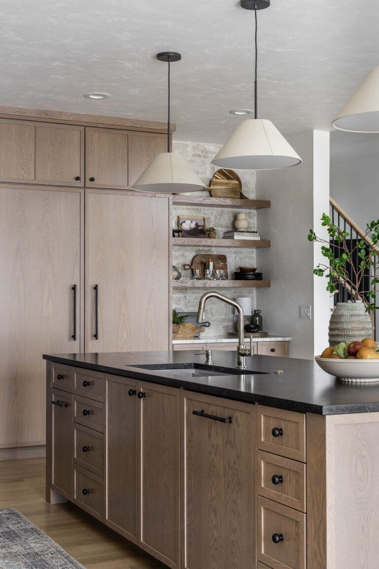 Modern European Inspired Kitchen With Beautiful White Oak Cabinets ... regarding
