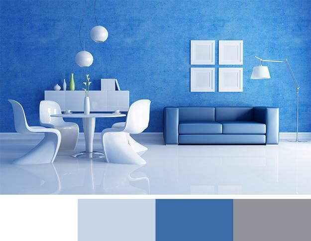 Modern Interior Colors And Decorating Color Schemes Are Excellent Tools ... within Creating Serene Environments Through Thoughtful Blue Color Palettes