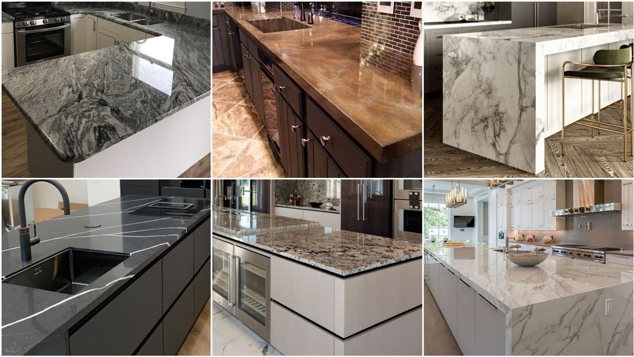 Modern Kitchen Countertop Design Ideas 2023 | Granite Countertops ... pertaining to