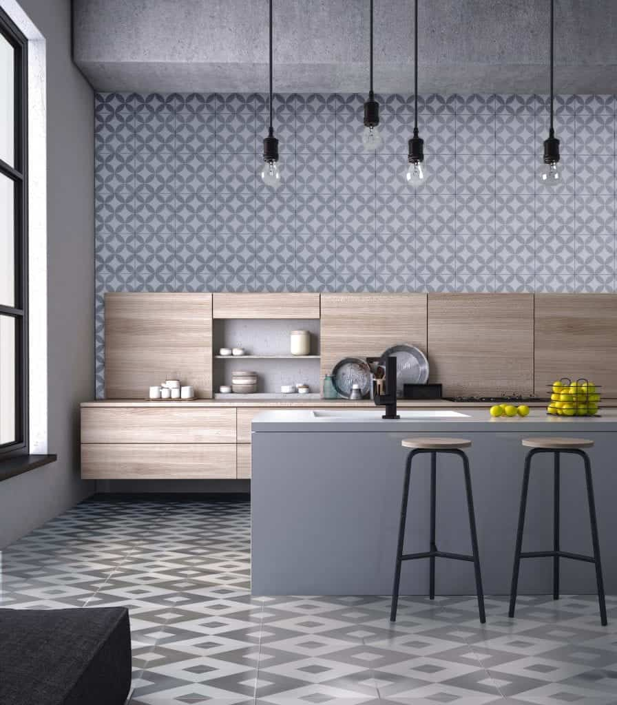 Modern Kitchen Floor Tiles with