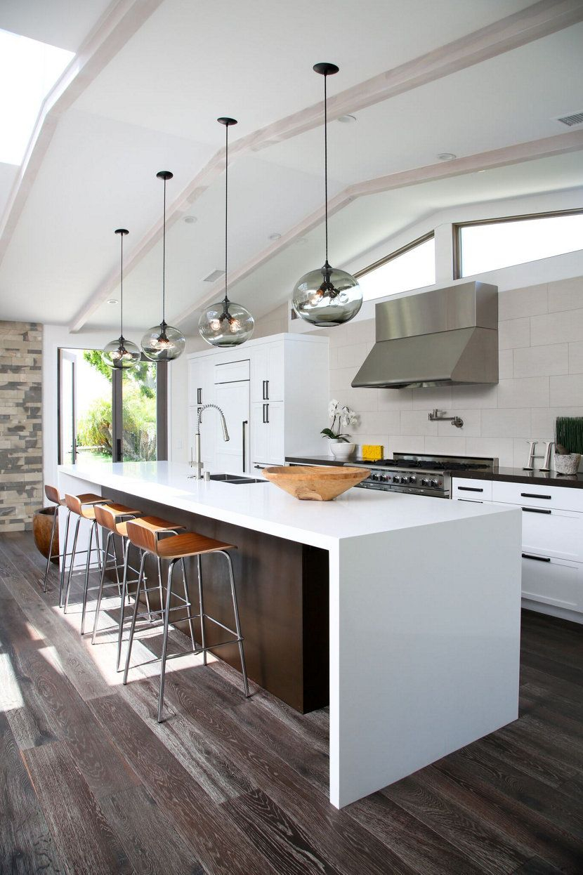 Modern Kitchen Island Lighting - Tips And Inspiration - Kitchen Ideas within